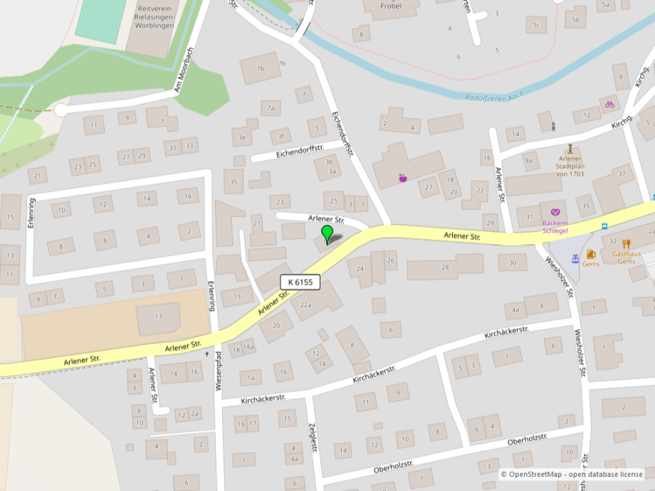 Lageplan Wohnung Rielasingen-Worblingen