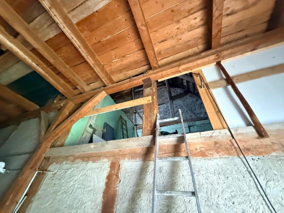 Innenansicht Scheune Reihenmittelhaus Engen