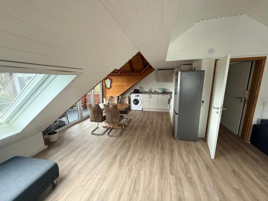 offene Wohnk�che Dachgeschosswohnung Radolfzell