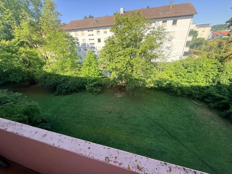 Aussicht vom Balkon Wohnung Singen