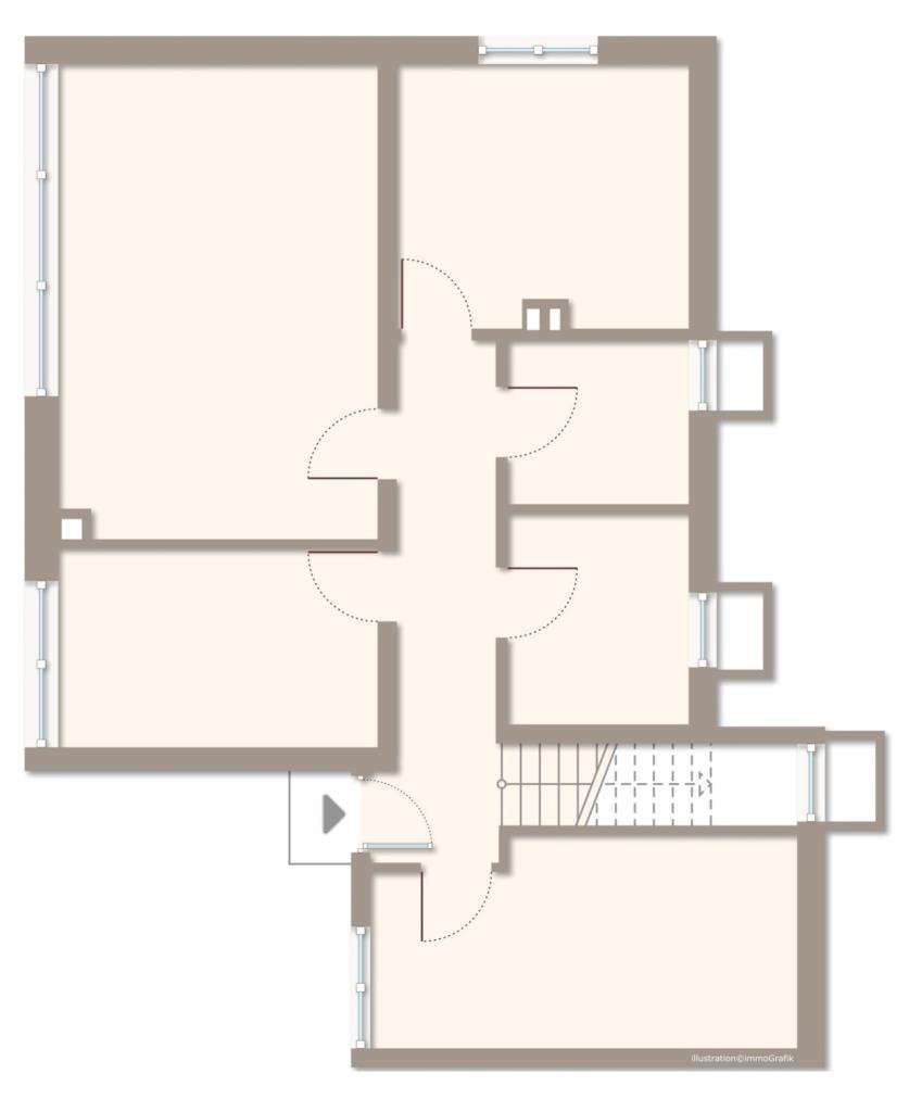 Grundriss EG Einfamilienhaus Gailingen